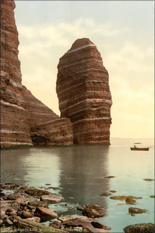 Poster, Many Sizes Available; Monk And Preachers Pulpit, Helgoland, Germany 1890