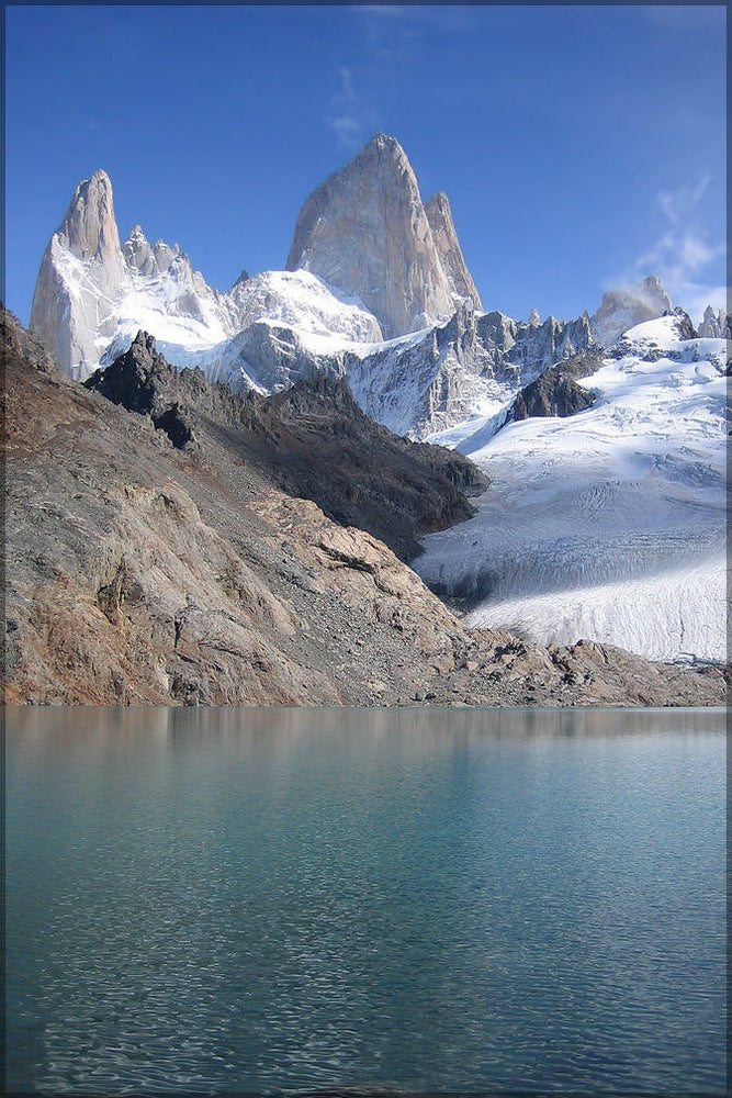 Poster, Many Sizes Available; Monte Fitz Roy Mountain, Cerro ChaltÃ©n, Argentina