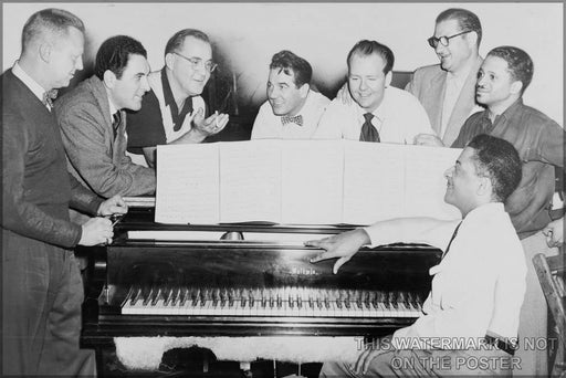 Poster, Many Sizes Available; Benny Goodman  1952 ,Vernon Brown, George Auld, Gene Krupa, Clint Neagley, Ziggy Elman, Israel Crosby And Tedd