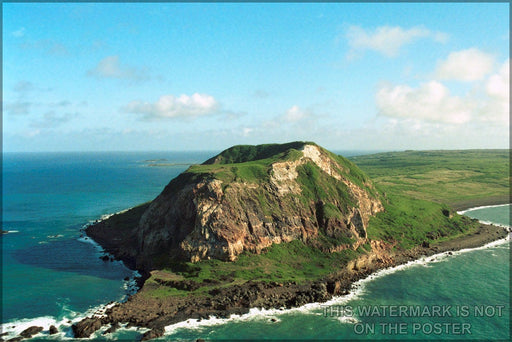 Poster, Many Sizes Available; Mount Suribachi On The Island Of Iwo Jima, Japan