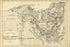 Poster, Many Sizes Available; Bible Map Of The Exodus From Egypt 1881