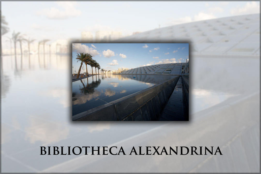 Poster, Many Sizes Available; Bibliotheca Alexandrina From The Mediterranean Side. Image By Carsten Whimster