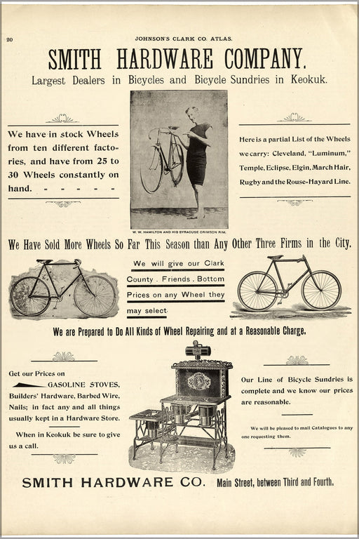 Poster, Many Sizes Available; Bicycle Bike Advertisement 1896