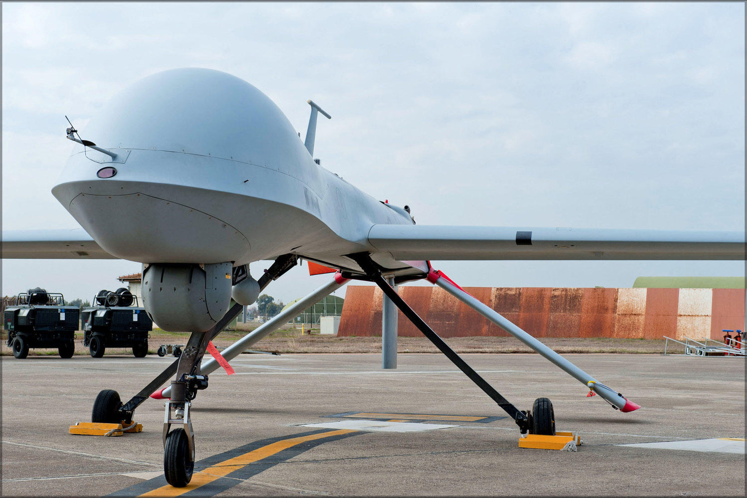 Poster, Many Sizes Available; Mq-1B Predator Uav Drone 414Th Expeditionary Recon Sqd