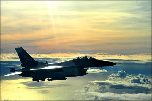 Poster, Many Sizes Available; F-16C Fighting Falcon 18Th Aggressor Squadron