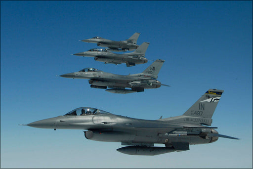 Poster, Many Sizes Available; F-16Cd Fighting Falcon Air National Guard