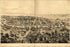 Poster, Many Sizes Available; Bird&#39;S-Eye View Map Of Milwaukee, Wisconsin In 1854