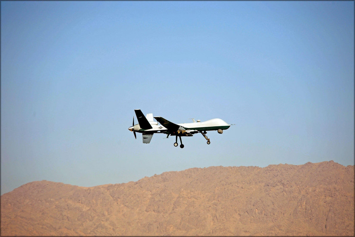 Poster, Many Sizes Available; Mq-9 Reaper Uav Drone 62Nd Exped Recon Sqd Afghanistan