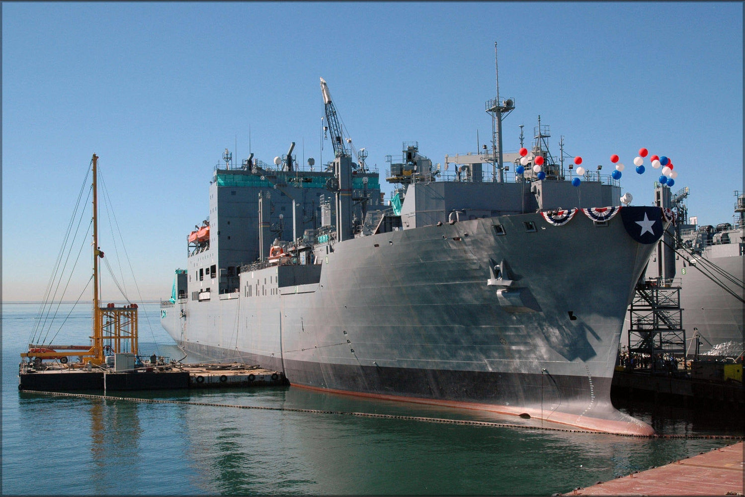 Poster, Many Sizes Available; Msc Dry Cargo Ammunition Ship Usns Robert E. Peary (T-Ake-5)