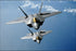 Poster, Many Sizes Available; F-22 Raptors Fly Over Pacific Ocean Deployed From Elmendorf Afb