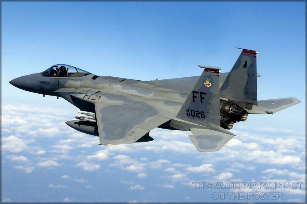 Poster, Many Sizes Available; F-15 Eagle First Fighter Wing