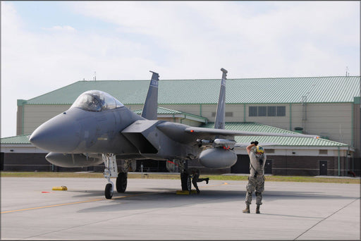 Poster, Many Sizes Available; F-15 Eagle Joint Base Pearl Harbor-Hickam, Hawaii