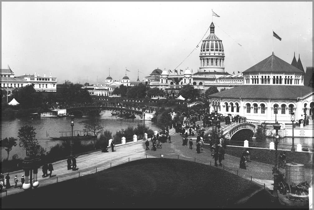 Poster, Many Sizes Available; Jackson Park (Chicago) During The 1893 World&#39;S Columbian Exposition Chicago Worlds Fair