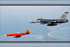 Poster, Many Sizes Available; Mqm-107E Streaker Drone In Flight Alongside F-16 Fighting Falcon