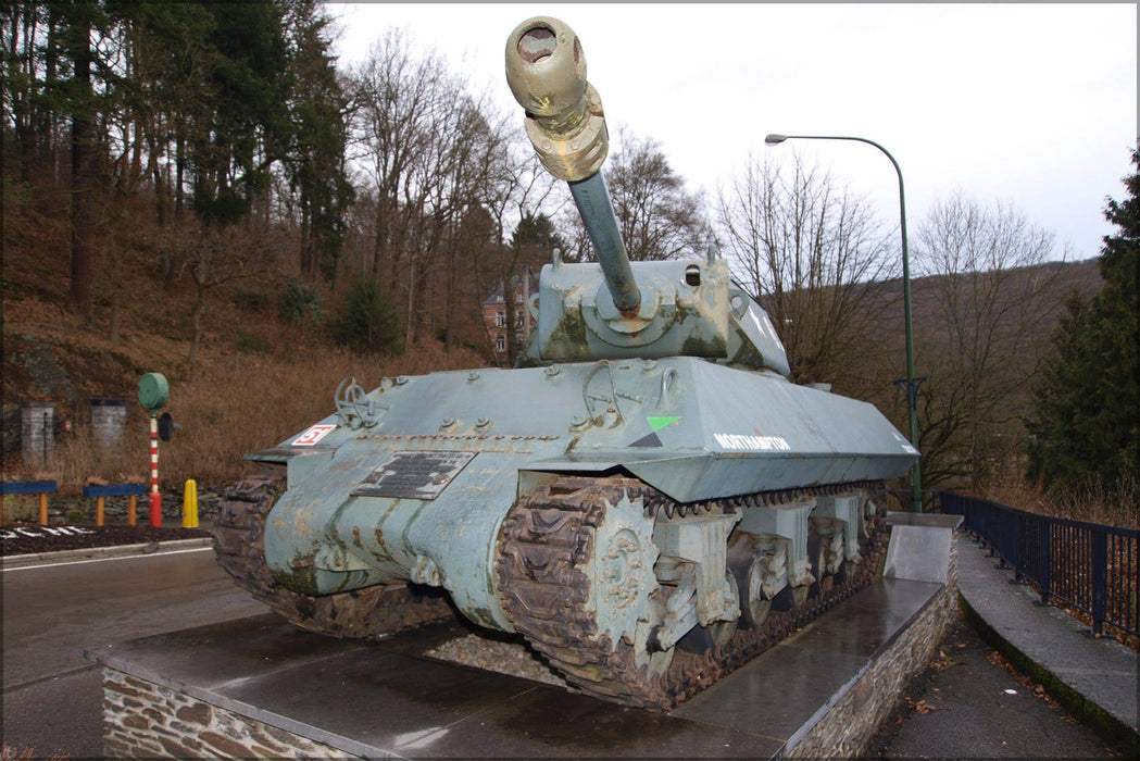 Poster, Many Sizes Available; Achilles Tank Destroyer Mk10 At La Roche En Ardenne, Belgium Pic7