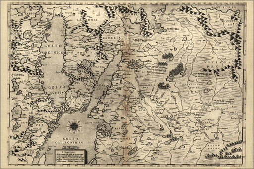 Poster, Many Sizes Available; Map Of Poland, 1568 P2