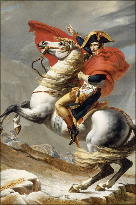 Poster, Many Sizes Available; Jacques Louis David Bonaparte Franchissant Le Grand Saint Bernard, 20 Mai 1800