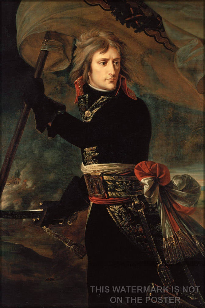 Poster, Many Sizes Available; Napoleon Bonaparte At The Pont D&#39;Arcole, By Baron Antoine-Jean Gros, (Ca. 1801), MusÃ©e Du Louvre, Paris