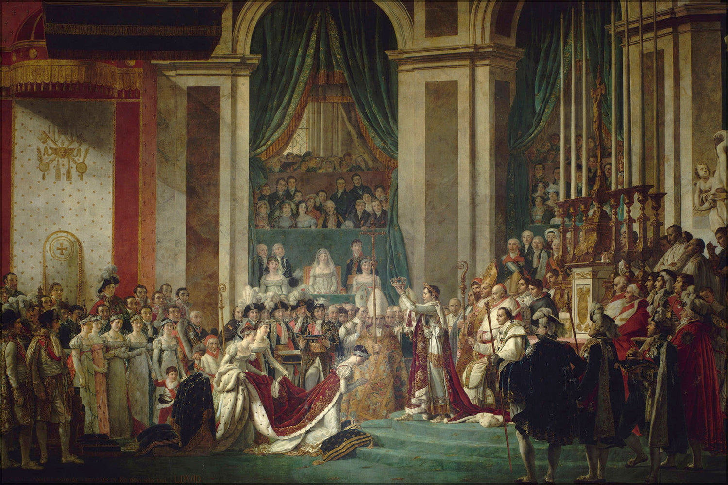 Poster, Many Sizes Available; Jacques Louis David Le Couronnement De L&#39;Empereur Et De L&#39;Imperatrice, 2 Decembre 1804