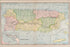 Poster, Many Sizes Available; Map Of Puerto Rico 1901