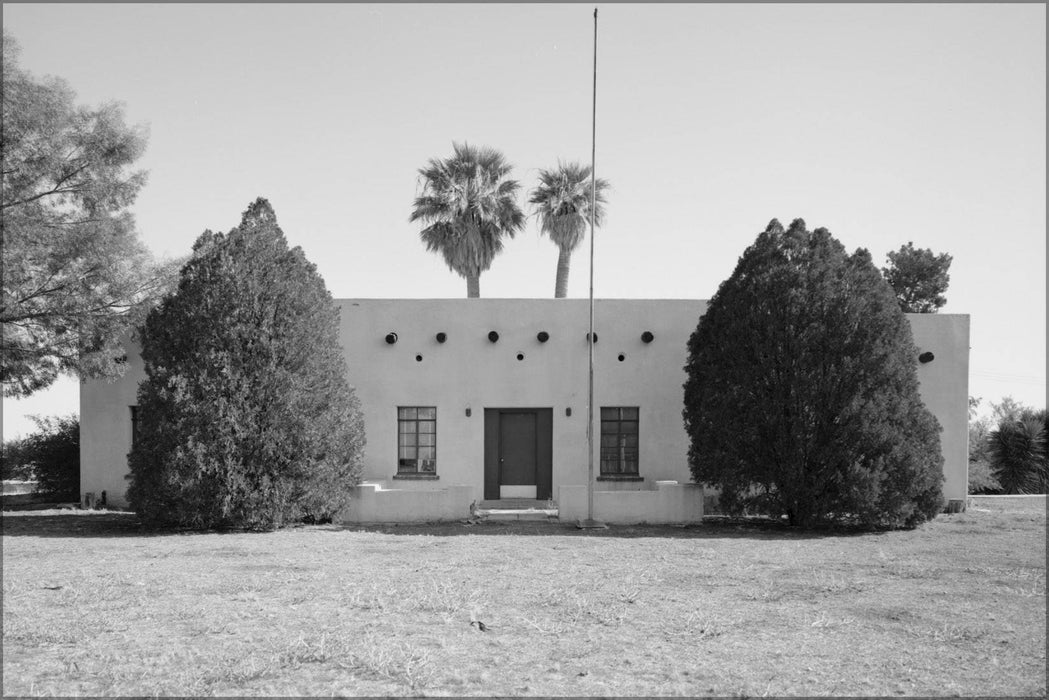 Poster, Many Sizes Available; Administration Building, Usda Tucson Plant Materials Center