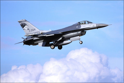 Poster, Many Sizes Available; F-16 Fighting Falcon South Dakota Air National Guard