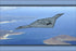 Poster, Many Sizes Available; Rendering Of The X-47B Uav Drone Over The Coastline