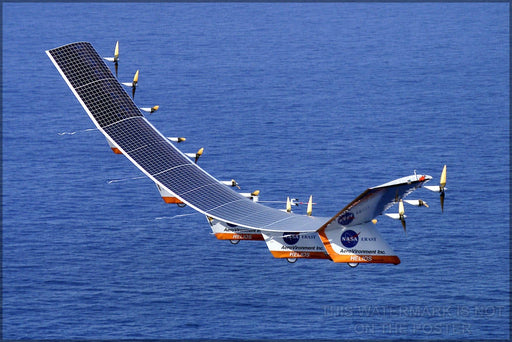 Poster, Many Sizes Available; Nasa Pathfinder Helios Prototype In Flight