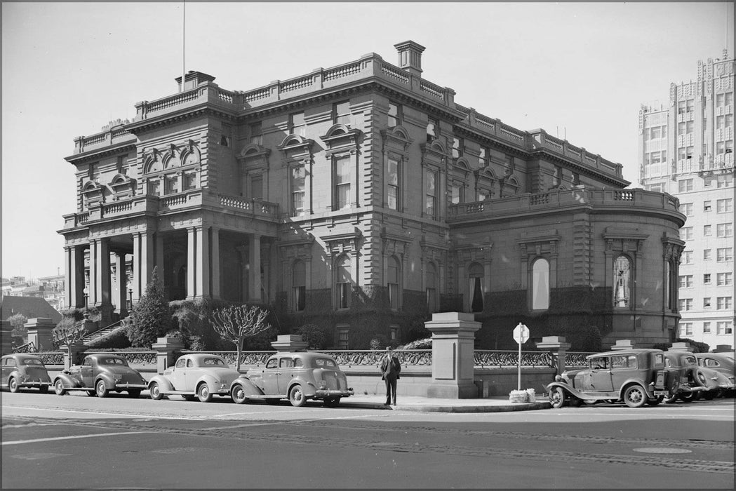 Poster, Many Sizes Available; James Flood Mansion (San Francisco) #031715