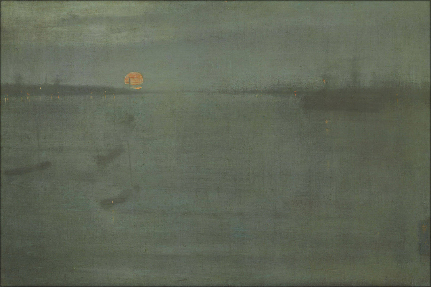 Poster, Many Sizes Available; James Mcneill Whistler Nocturne Blue And Gold Southampton Water