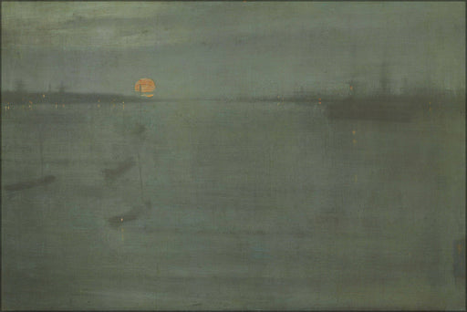 Poster, Many Sizes Available; James Mcneill Whistler Nocturne Blue And Gold Southampton Water