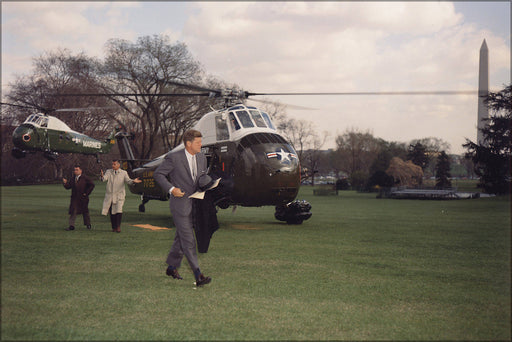 Poster, Many Sizes Available; Return Of The President Kennedy From Florida 1961