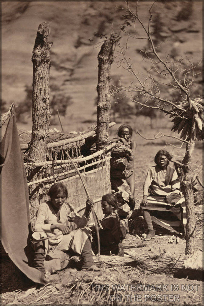 Poster, Many Sizes Available; Navajo Family C1873