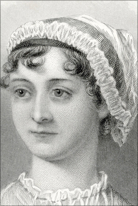 Poster, Many Sizes Available; Jane Austen 1870 Cropped