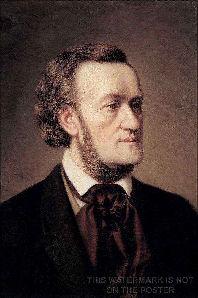 Poster, Many Sizes Available; Richard Wagner Portrait By CÃ¤sar Willich