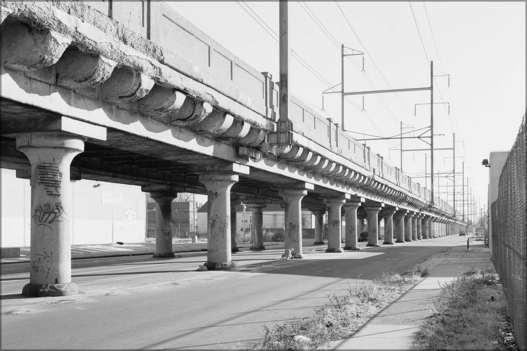 Poster, Many Sizes Available; Haer Pa,51 Phila,721 2 25Th Street Elevated General View