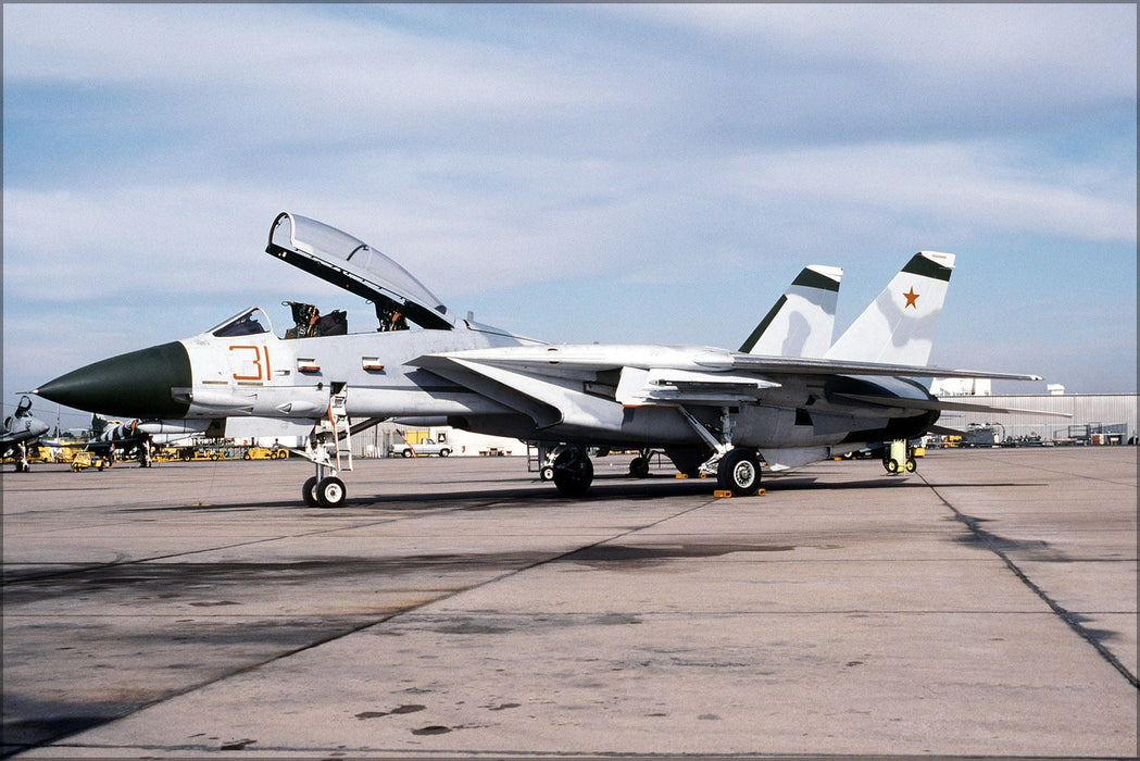 Poster, Many Sizes Available; Navy Grumman F-14A Tomcat Vf-126 Bandits 1991