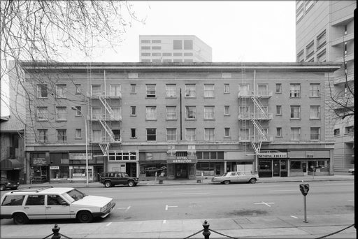 Poster, Many Sizes Available; Hamilton Hotel West Facade Portland Oregon