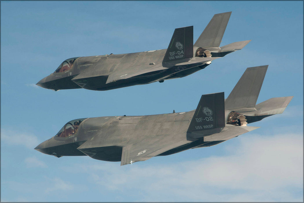 Poster, Many Sizes Available; F-35 Lightning Ii Flying Formation Test