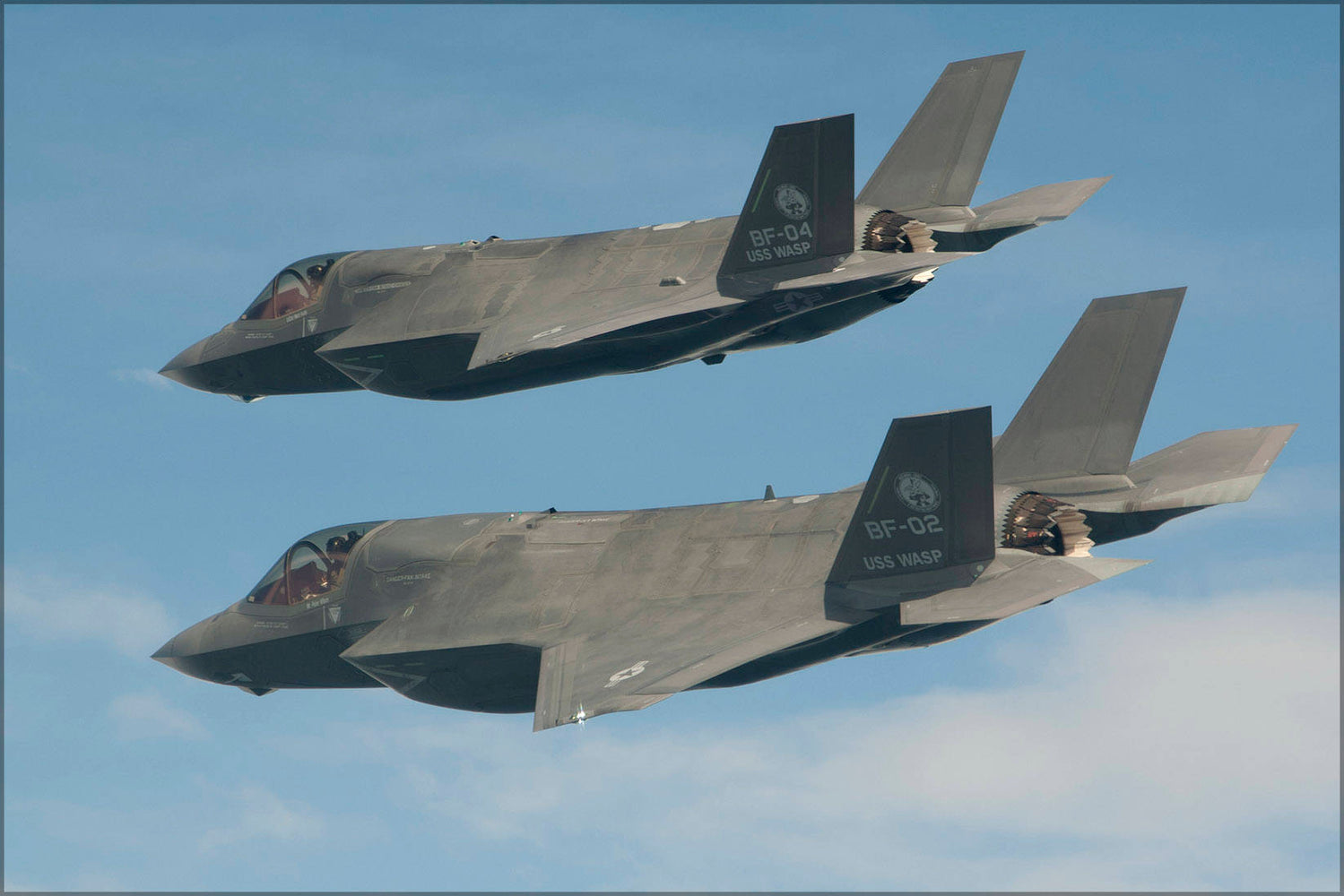 Poster, Many Sizes Available; F-35 Lightning Ii Flying Formation Test