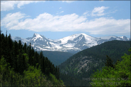 Poster, Many Sizes Available; Rocky Mountains Near Boulder Colorado