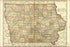 Poster, Many Sizes Available; Map Of Iowa 1906