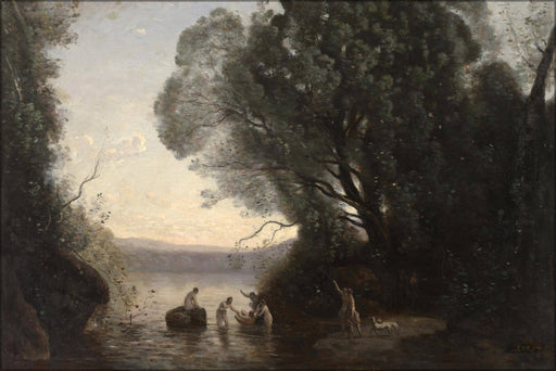 Poster, Many Sizes Available; Jean Baptiste Camille Corot Le Bain De Diane Ca.1855