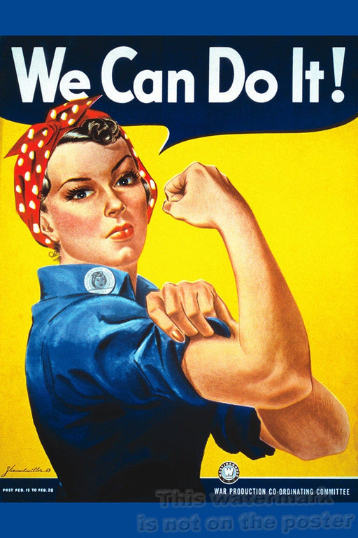 Poster, Many Sizes Available; Rosie The Riveter J. Howard Miller&#39;S We Can Do It!, Commonly Mistaken To Be Rosie The Riveter