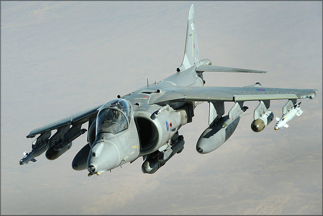 Poster, Many Sizes Available; Royal Air Force British Aerospace Harrier Gr.9 Afghanistan