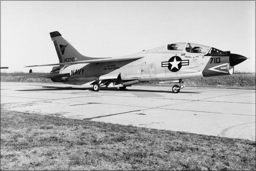 Poster, Many Sizes Available; Navy Vought Ytf-8A Crusader 1968