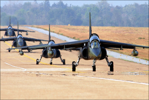 Poster, Many Sizes Available; Royal Thai Air Force (Rtaf) Dornier Alpha Jet A Trainers