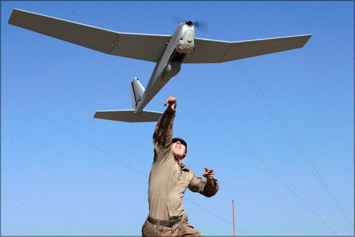 Poster, Many Sizes Available; Rq-20A Puma Uav Drone Patrol Base Boldak In Afghanistan