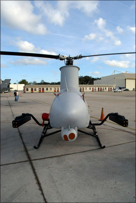 Poster, Many Sizes Available; Rq-8B Fire Scout Unmanned Vtuav Uav Drone Helicopter