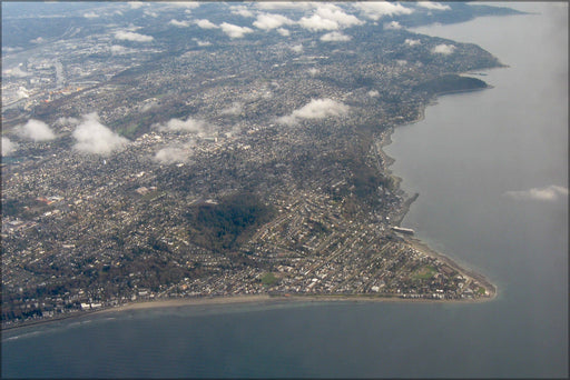 Poster, Many Sizes Available; Aerial View Of Alki Point 2